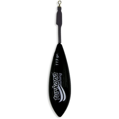 Plomo Turkana - Casting Español - Pintado - Varilla Corta Montada - Negro - 2 unds