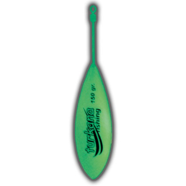 Plomo Turkana - Casting Español - Pintado - Varilla Rolling - Verde Flúor - 2 unds