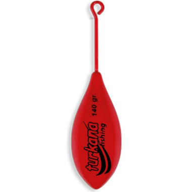 Plomo Turkana - Casting Portugués Classic - Pintado - Varilla Larga - Rojo - 2 unds