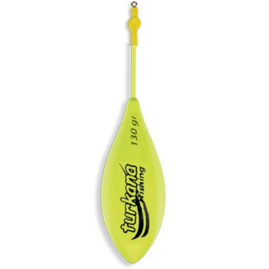 Plomo Turkana - Casting Portugués Classic - Pintado - Varilla Larga Montada - Amarillo - 2 unds