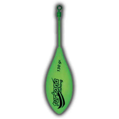Plomo Turkana - Casting Portugués Classic - Pintado - Varilla Rolling - Verde Flúor - 2 unds