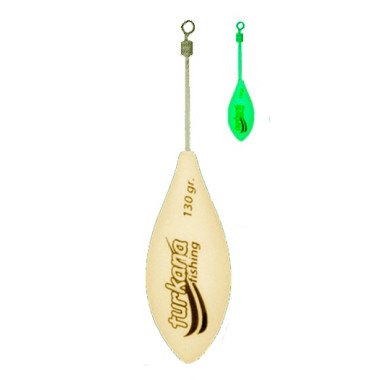Plomo Turkana - Casting Portugués Classic - Pintado - Varilla Rolling - Flúor - 2 unds