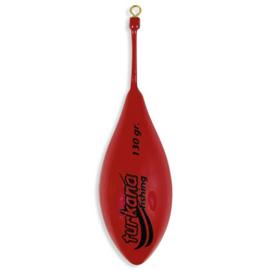 Plomo Turkana - Casting Portugués Classic - Plastificado - Varilla Rolling - Rojo - 2 unds