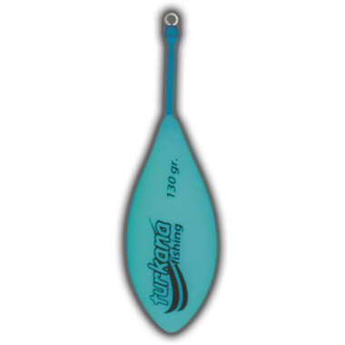 Plomo Turkana - Casting Portugués Classic - Plastificado - Varilla Rolling - Azul Flúor - 2 unds