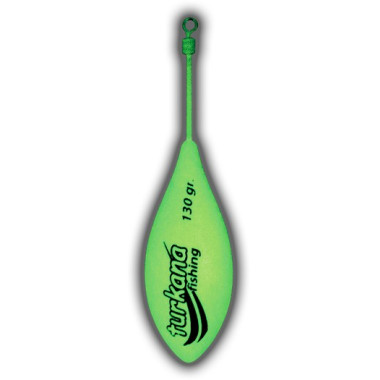 Plomo Turkana - Casting Portugués Classic - Plastificado - Varilla Rolling - Verde Flúor - 2 unds