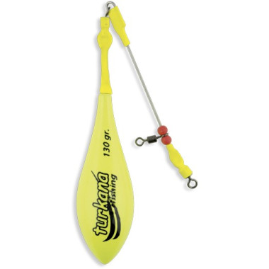 Plomo Turkana - Casting Portugués Sport - Pintado - Con Urfe - Amarillo