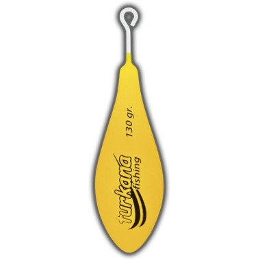 Plomo Turkana - Casting Portugués Sport - Plastificado - Varilla Corta - Naranja Flúor - 2 unds