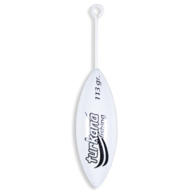 Plomo Turkana - Casting Belga - Pintado - Varilla Corta - Blanco - 2 unds