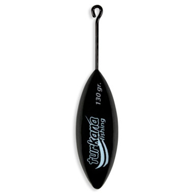 Plomo Turkana - Casting Belga - Pintado - Varilla Corta - Negro - 2 unds