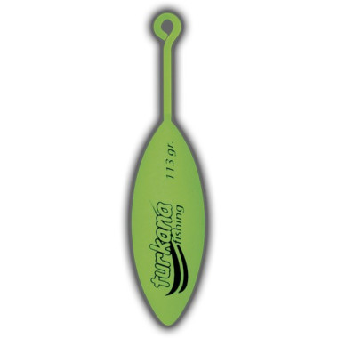 Plomo Turkana - Casting Belga - Pintado - Varilla Corta - Verde Flúor - 2 unds