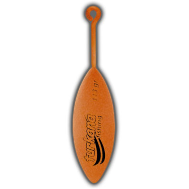 Plomo Turkana - Casting Belga - Pintado - Varilla Corta - Rojo Flúor - 2 unds