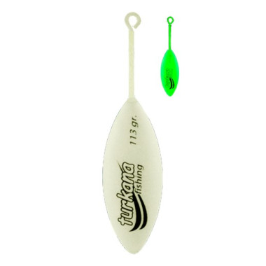 Plomo Turkana - Casting Belga - Pintado - Varilla Corta - Flúor - 2 unds
