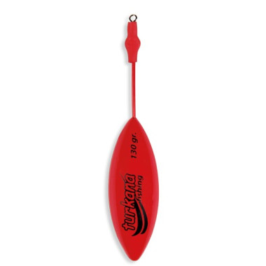 Plomo Turkana - Casting Belga - Pintado - Varilla Corta Montada - Rojo - 2 unds