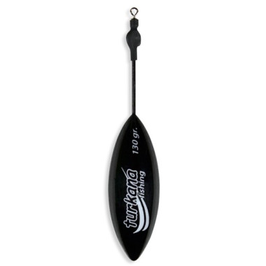 Plomo Turkana - Casting Belga - Pintado - Varilla Corta Montada - Negro - 2 unds