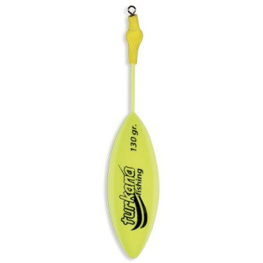 Plomo Turkana - Casting Belga - Pintado - Varilla Corta Montada - Amarillo - 2 unds