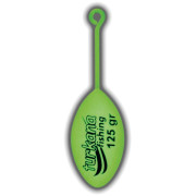 Plomo Turkana - Casting Bomba - Pintado - Varilla Corta - Verde Flúor - 120gr - 2 unds
