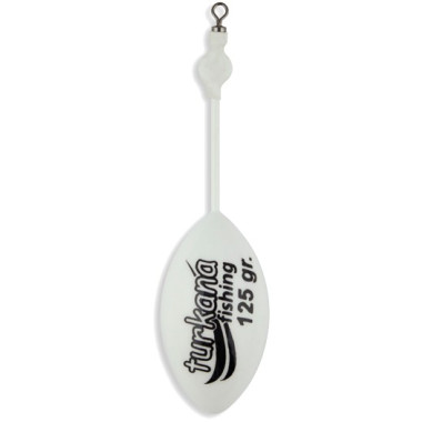Plomo Turkana - Casting Bomba - Pintado - Varilla Corta Montada - Blanco - 2 unds
