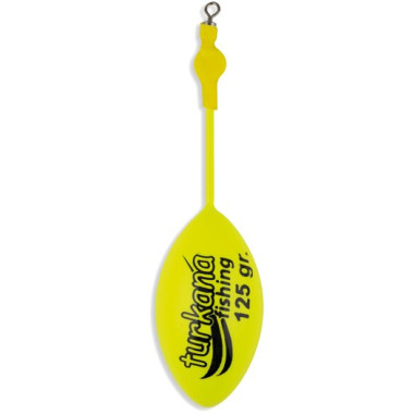 Plomo Turkana - Casting Bomba - Pintado - Varilla Corta Montada - Amarillo - 2 unds