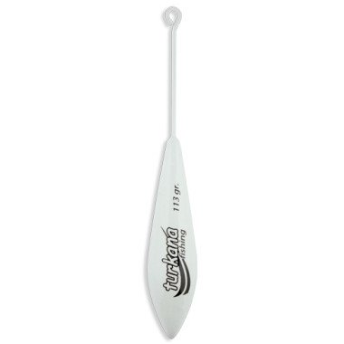 Plomo Turkana - Casting Bala Sport - Pintado - Varilla Larga - Blanco - 2 unds