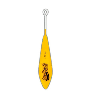 Plomo Turkana - Casting Bala Sport - Plastificado - Varilla Larga - Naranja Flúor - 2 unds
