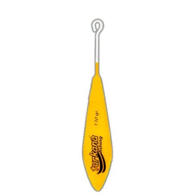 Plomo Turkana - Casting Bala Sport - Plastificado - Varilla Larga - Naranja Flúor - 2 unds