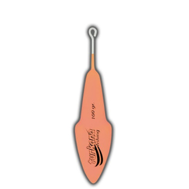 Plomo Turkana - Casting Americano - Plastificado - Varilla Corta - Rosa Flúor - 2 unds