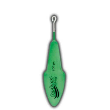 Plomo Turkana - Casting Americano - Plastificado - Varilla Corta - Verde Flúor - 2 unds