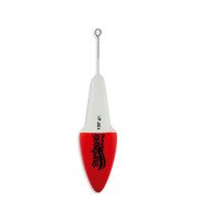 Plomo Turkana - Casting Americano - Plastificado Bicolor - Varilla Corta - Rojo/Blanco - 160gr - 2 unds