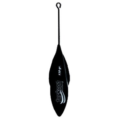 Plomo Turkana - Casting Mini Ala - Pintado - Varilla Larga - Negro - 2 unds