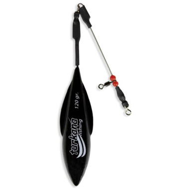 Plomo Turkana - Casting Mini Ala - Pintado - Varilla Con Urfe - Negro - 1 und