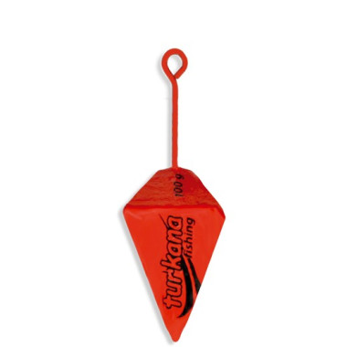 Plomo Turkana - Casting Piramide Española - Pintado - Varilla Corta - Rojo - 2 unds