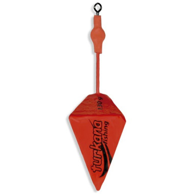 Plomo Turkana - Casting Piramide Española - Pintado - Varilla Corta Montada - Rojo - 2 unds