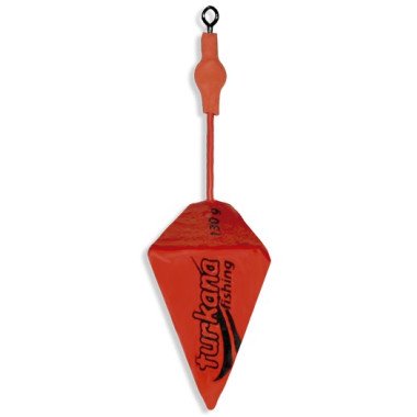 Plomo Turkana - Casting Piramide Española - Pintado - Varilla Corta Montada - Rojo - 2 unds